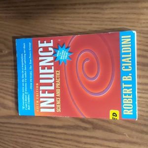 5th edition Influence Science and Practice textbook by Robert B. Cialdini